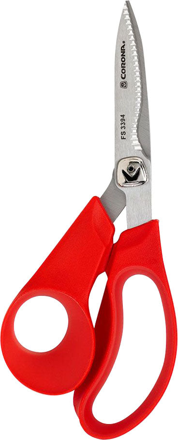 Floral Scissors Serrated Blades W/Grips