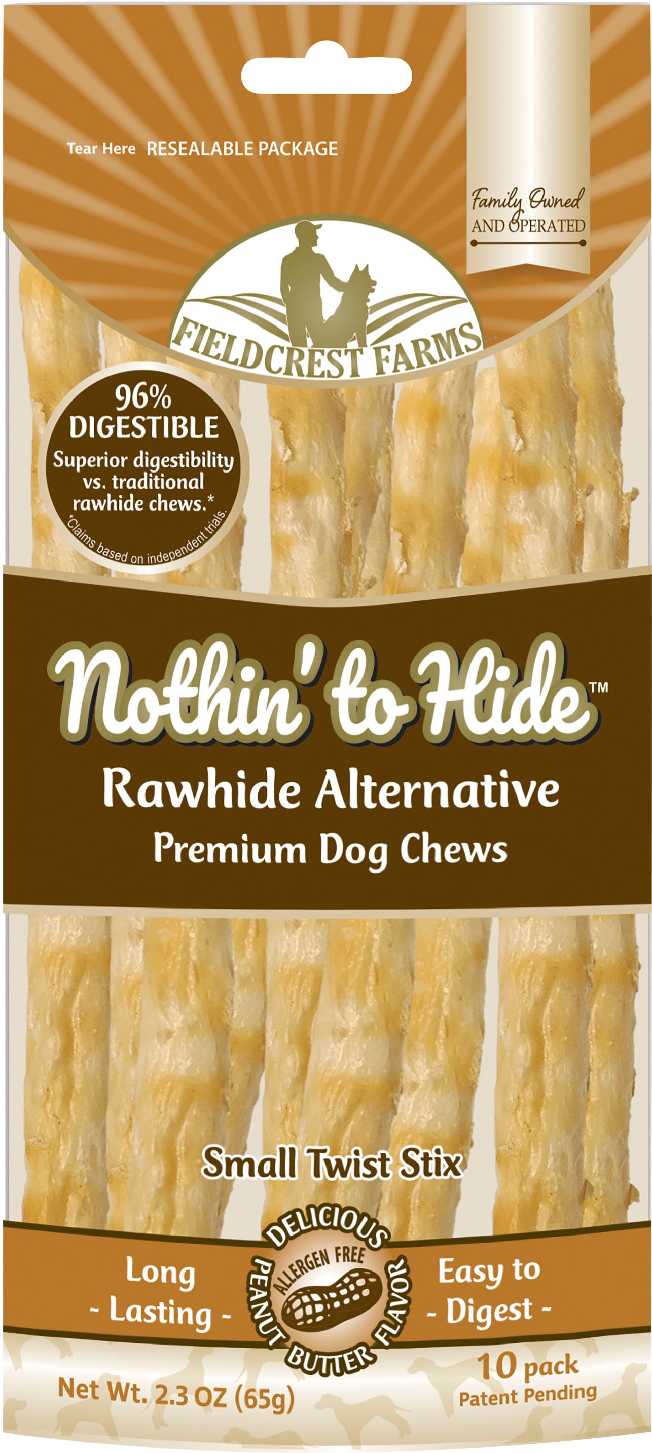 Nothin' To Hide Rawhide Alternative Twist Stix