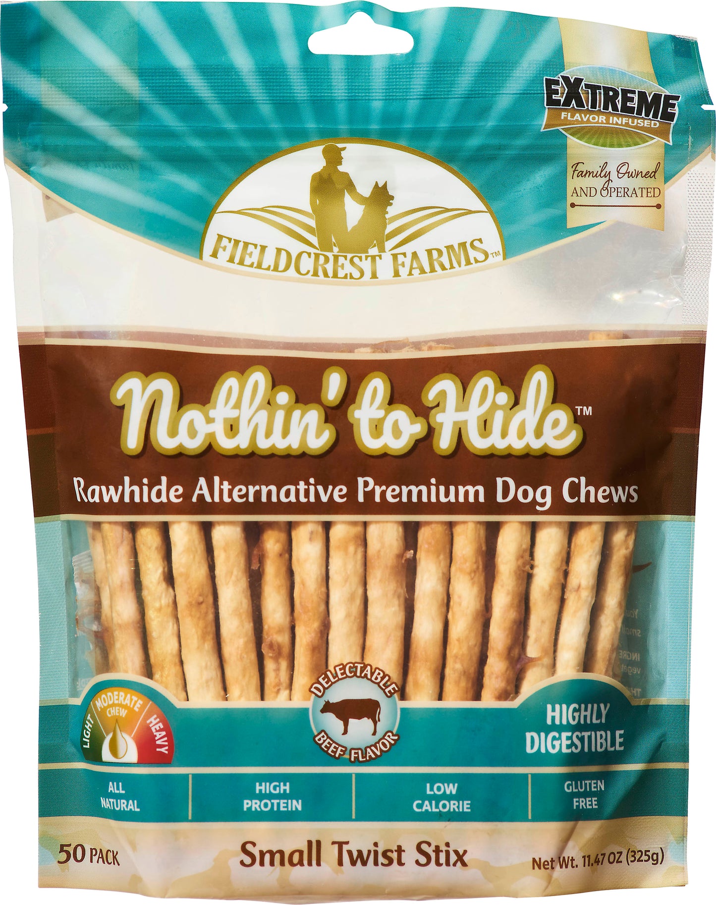 Nothin' To Hide Rawhide Alternative Twist Stix