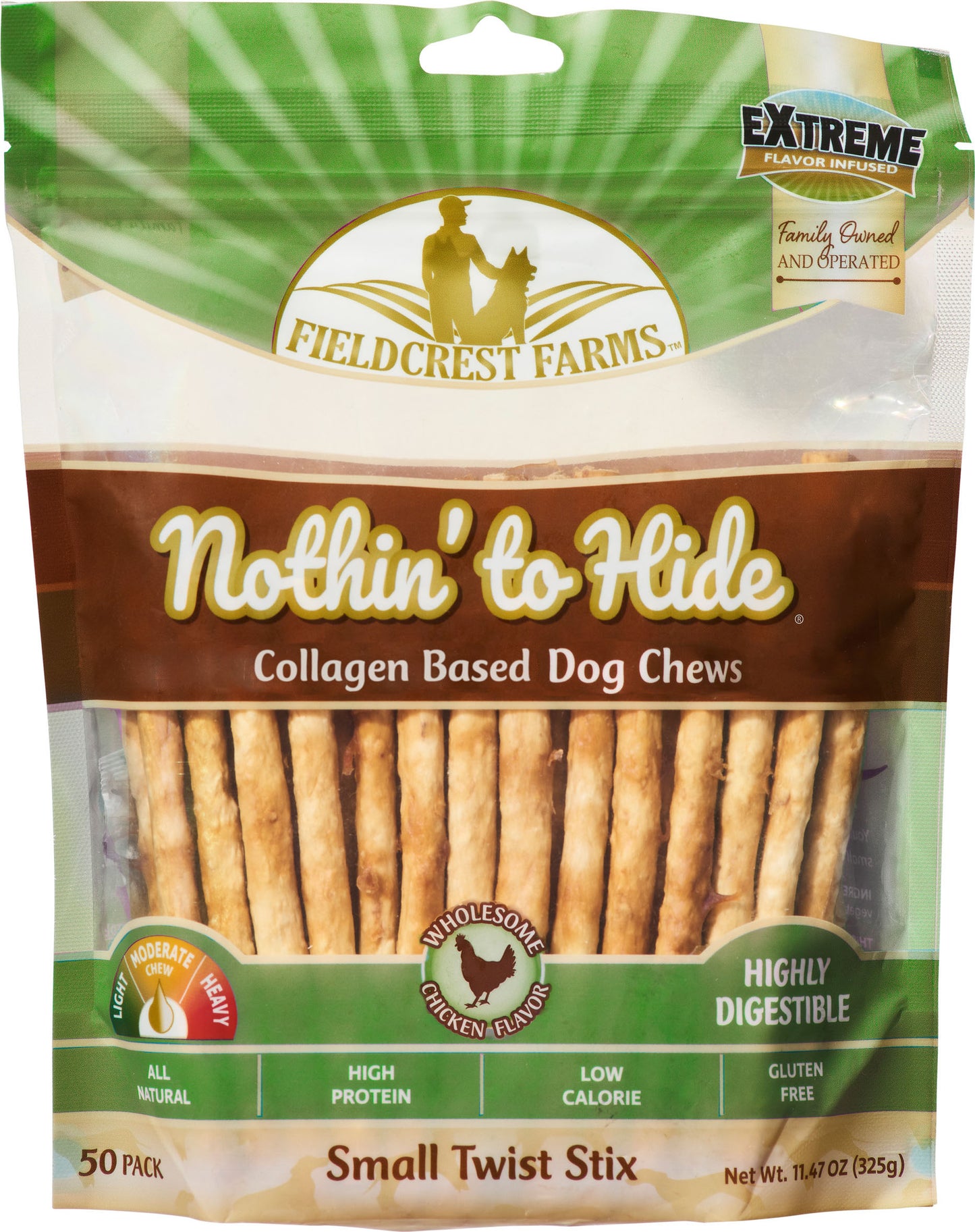 Nothin' To Hide Rawhide Alternative Twist Stix