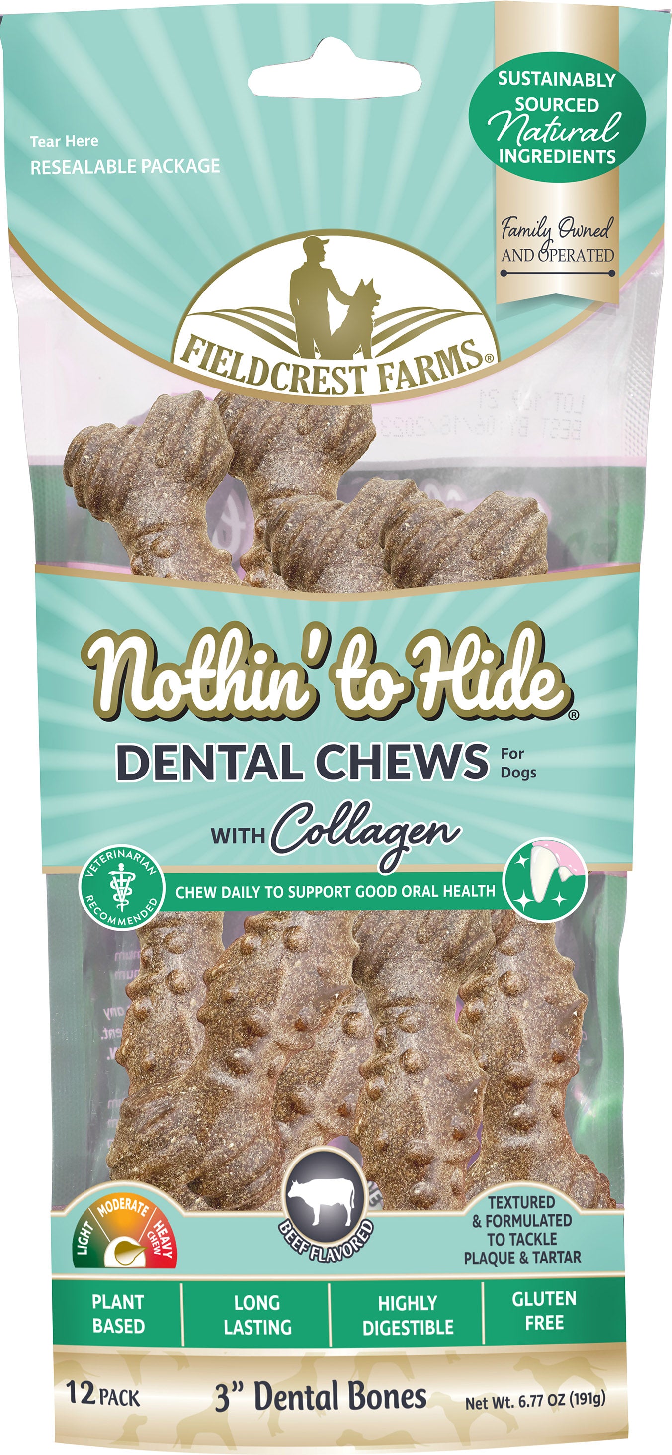 Nothin' To Hide Dental Bone (Pack Of 13)