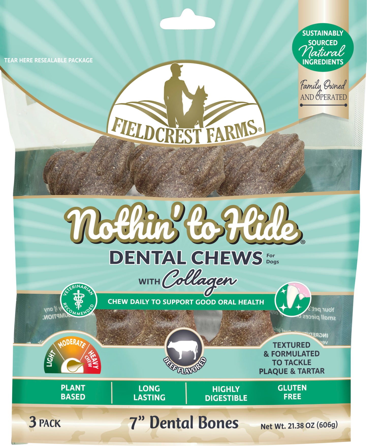 Nothin' To Hide Dental Bone (Pack Of 13)