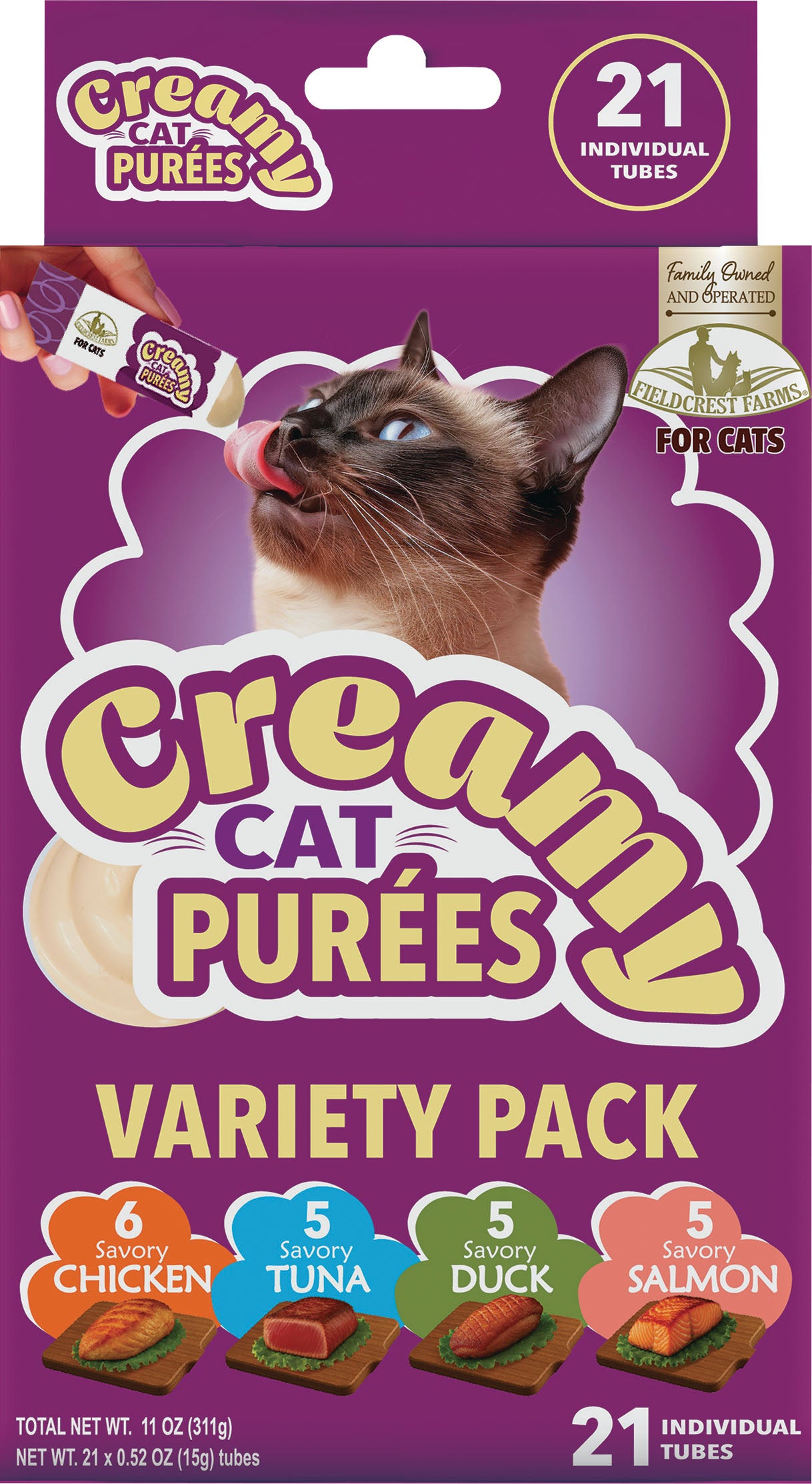 Fieldcrest Farms Creamy Cat Purees