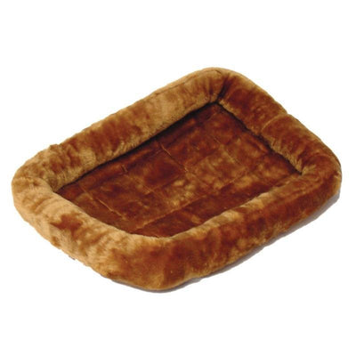 MidWest Homes for Pets Bolster Dog Bed 42L-Inch Cinnamon Dog Bed w/ Comfortable Bolster | Ideal for Large Dog Breeds & Fits a 42-Inch Dog Crate | Easy Maintenance Machine Wash & Dry