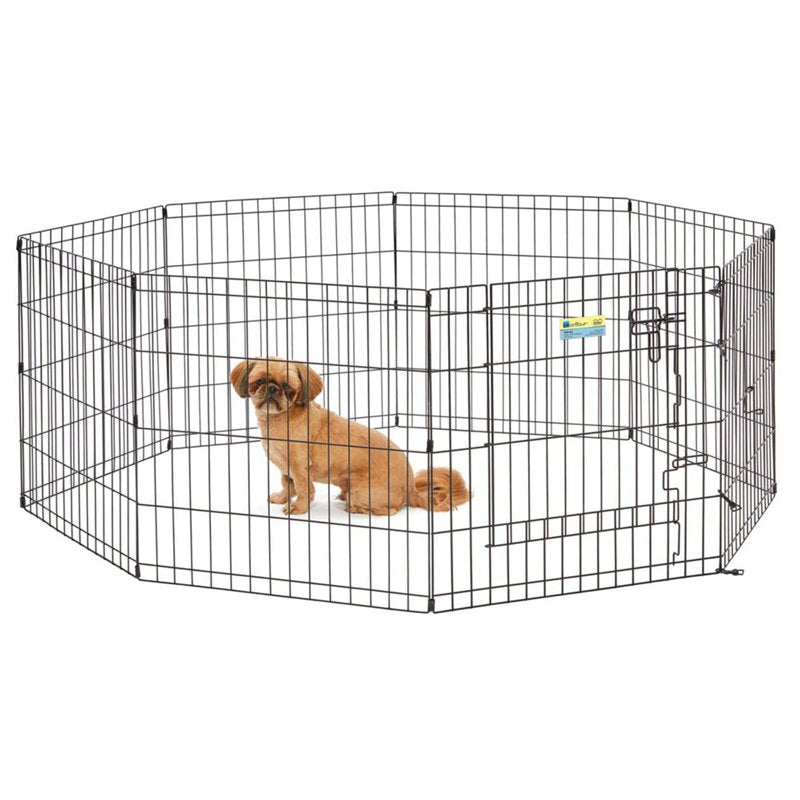 Midwest, Exercise Pen with Door Black, 30'