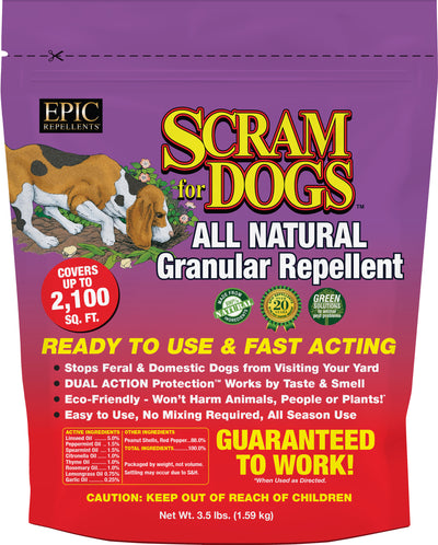 Dog Scram Rtu Granular Repellent Shaker Bag