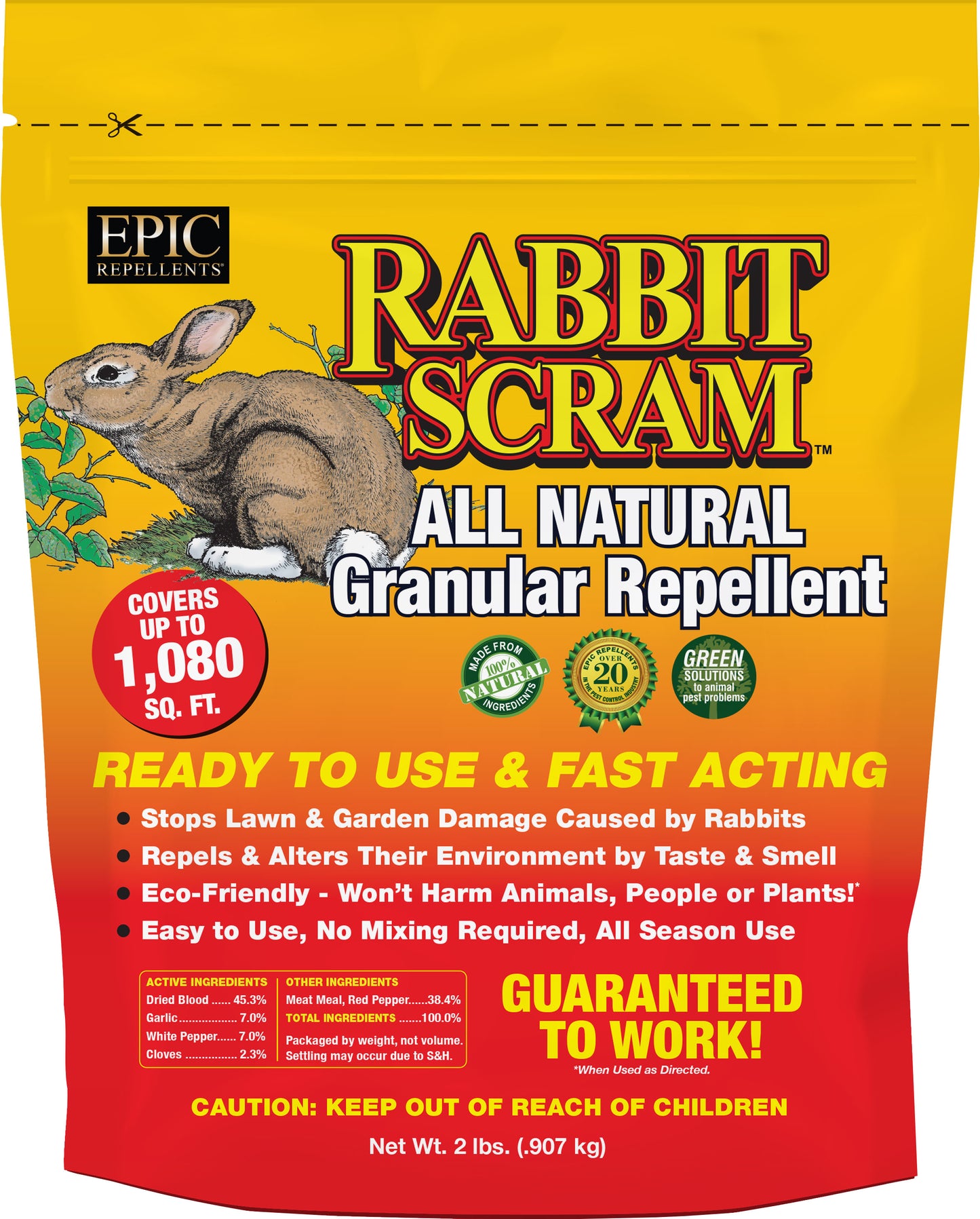 Rabbit Scram Rtu Granular Repellent