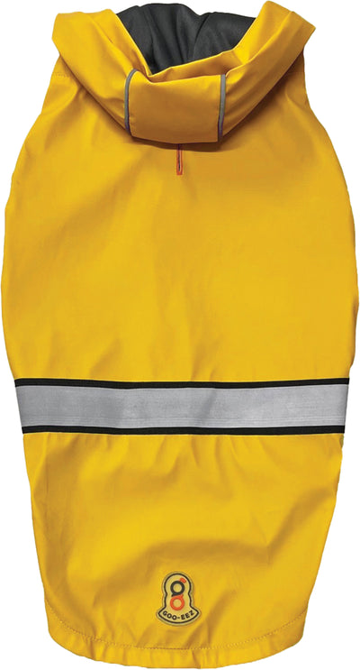 Reflective Hooded Raincoat for Dogs (Yellow, S)