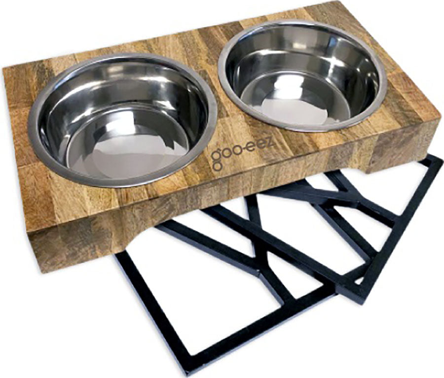 Goo-Eez 3 In 1 Adjustable Mango Wood Dbl Diner