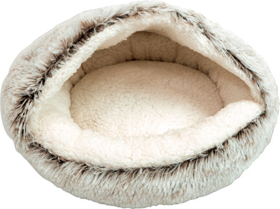 GOO-EEZ HOODED PLUSH PET BED