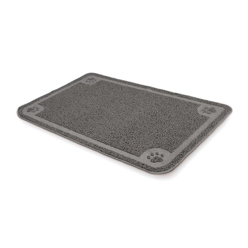 Petmate Litter Catcher Mat Extra Large, Grey, Model:22990 47x32x0.25 Inch (Pack of 1)