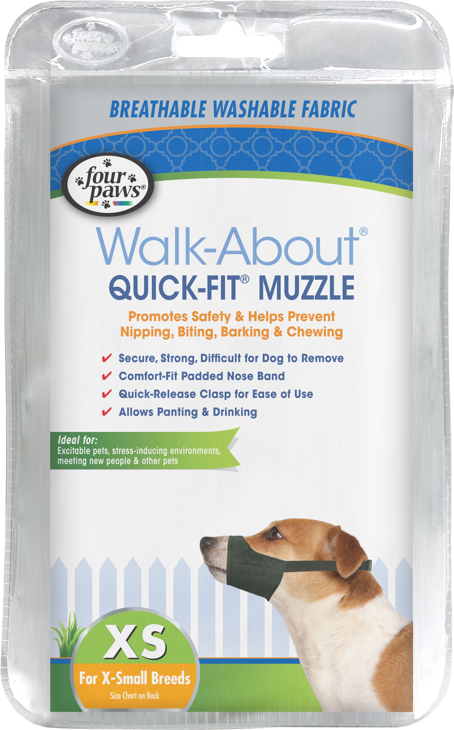 Four Paws Walk About Quick Fit Dog Muzzle
