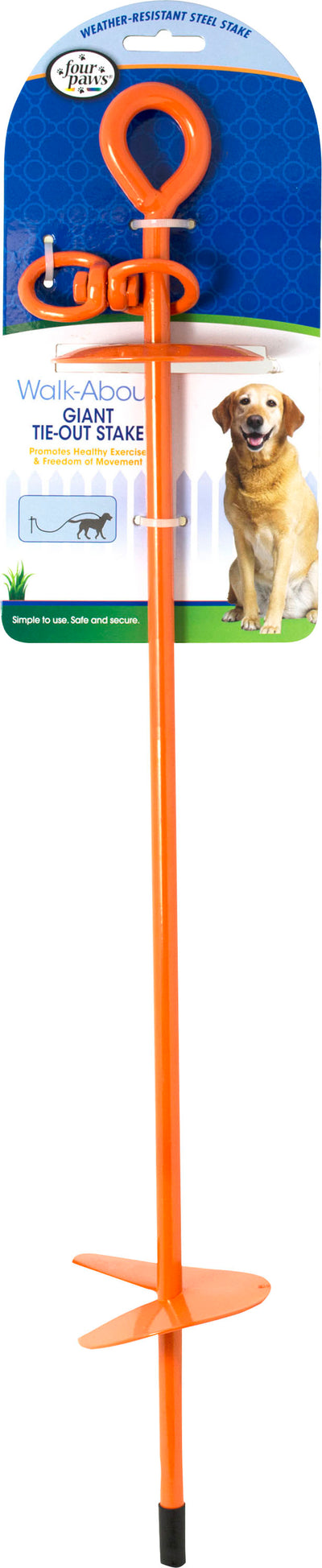 Four Paws Giant Dog Tie Out Stake