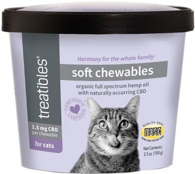 Treatibles Hemp Soft Chewables For Cats