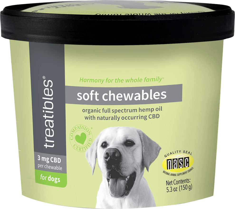Treatibles Hemp Soft Chewables For Dogs