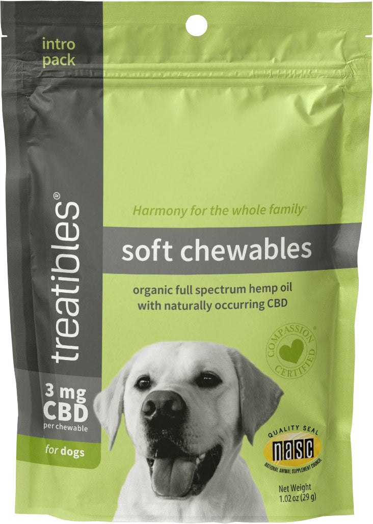 Treatibles Hemp Soft Chewables For Dogs