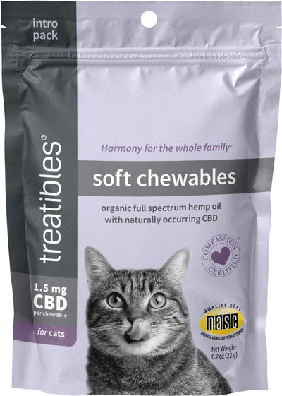 Treatibles Hemp Soft Chewables For Cats
