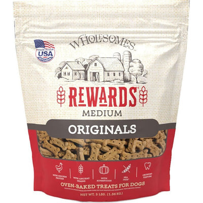 Wholesomes Rewards Medium Original Biscuit Dog Treats 3 lb