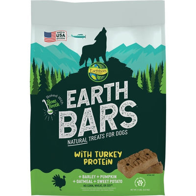 Earthborn Holistic EarthBars with Turkey, Barley and Pumpkin 2 Pounds