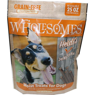 Wholesomes Heidi's Chicken Jerky Sticks Grain-Free Dog Treats, 25 oz