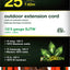 Gogreen Outdoor Extension Cord