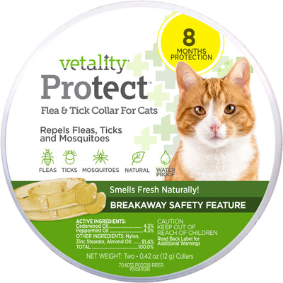 Vetality Protect Flea & Tick Collar For Cats