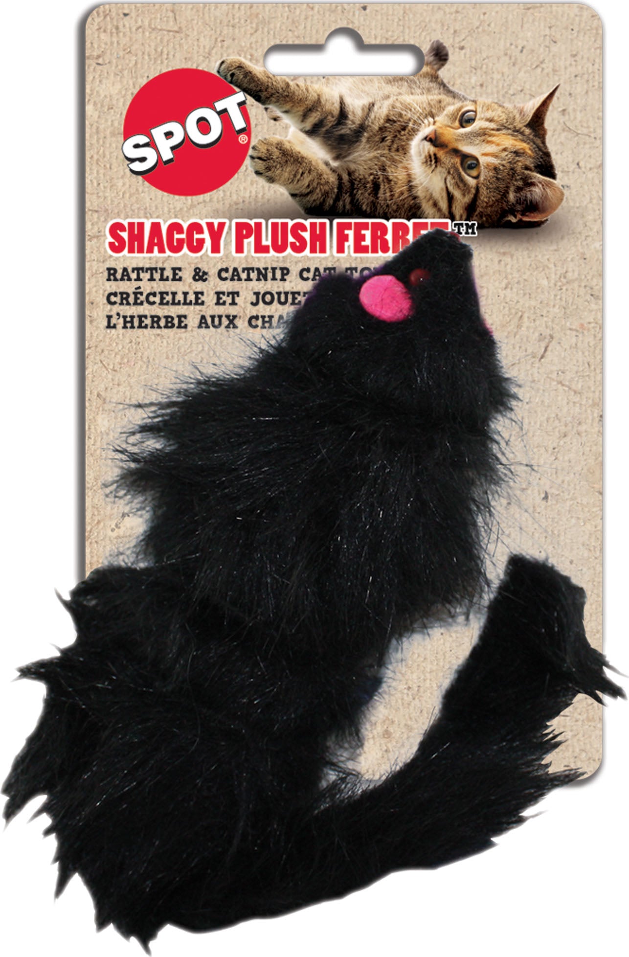 Spot Noisy Plush Ferret W/ Catnip