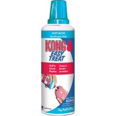 KONG Puppy Easy Treat - Easy-to-Use Pet Treat for Dog Toys - Puppy Supplies to Extend Playtime - Dog Snack Aids Weight Management - Long-Lasting Snack with Mess-Free Nozzle - Puppy Recipe