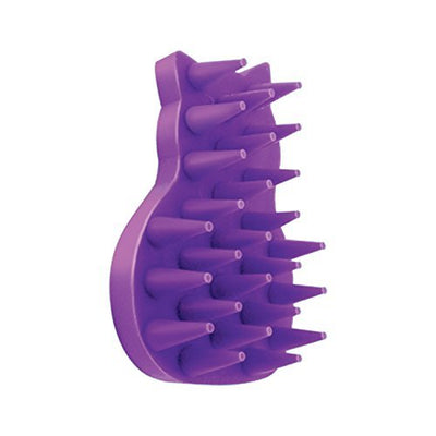 KONG Cat ZoomGroom Brush - Soft Rubber Grooming Tool for Brushing, Massaging, Bathing, and Reducing Hairballs