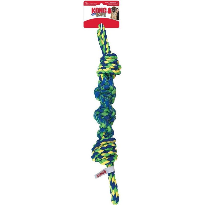 KONG Rope Bunji Dog Toy, Assorted (Large)