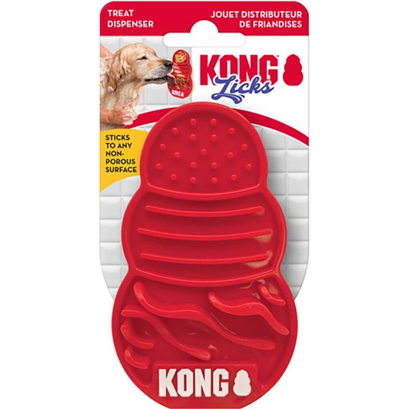 KONG Licks Mat Treat Dispenser with Ridges and Grooves (Small)