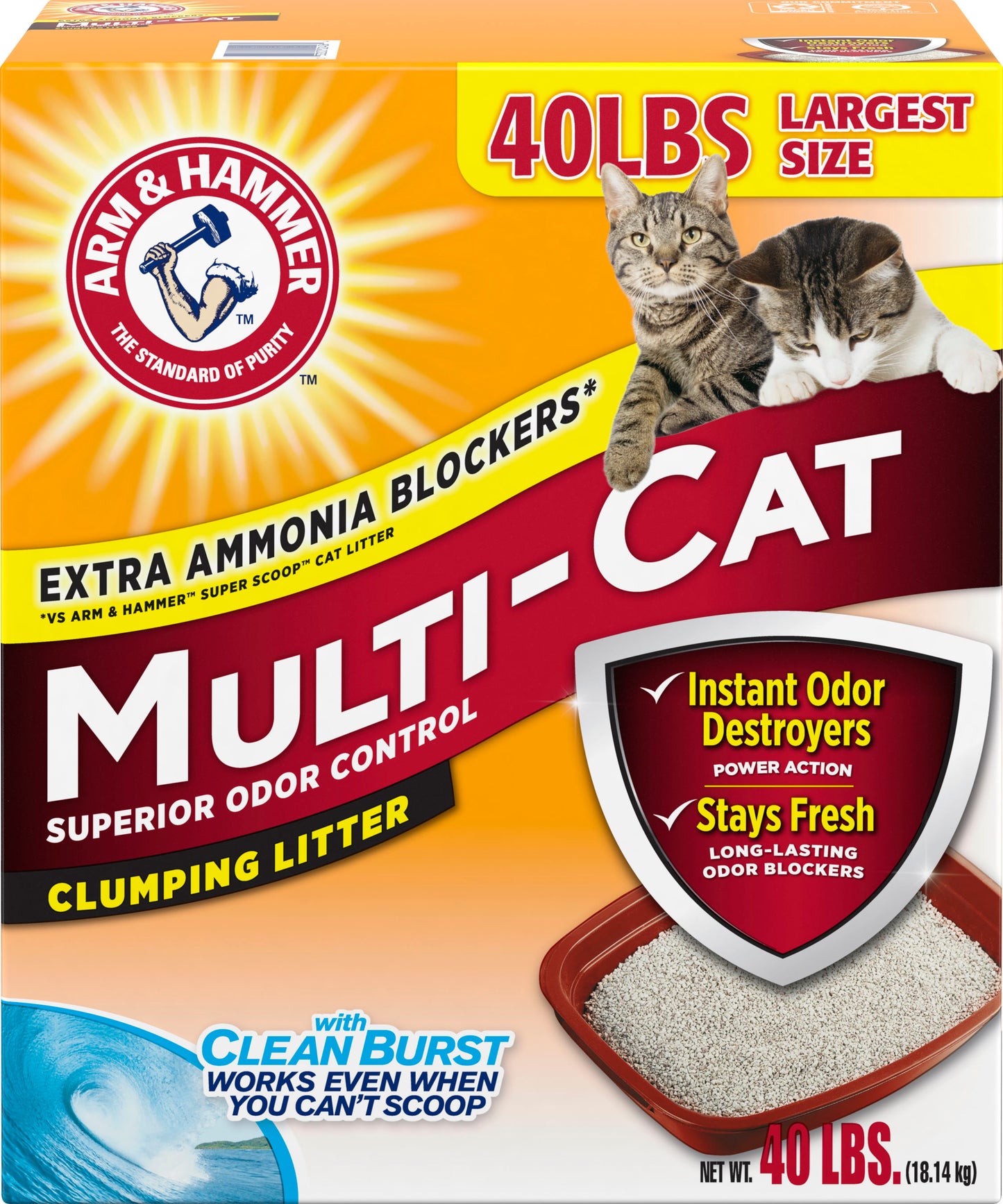 Arm & Hammer Multi-Cat Clumping Litter