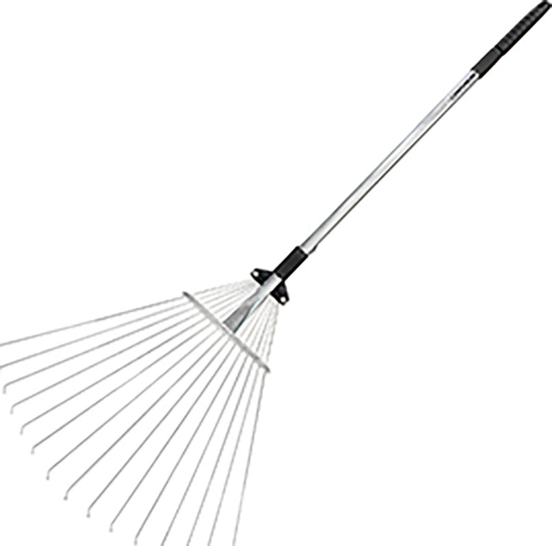 Adjustable Metal Leaf Rake With Telescopic Handle