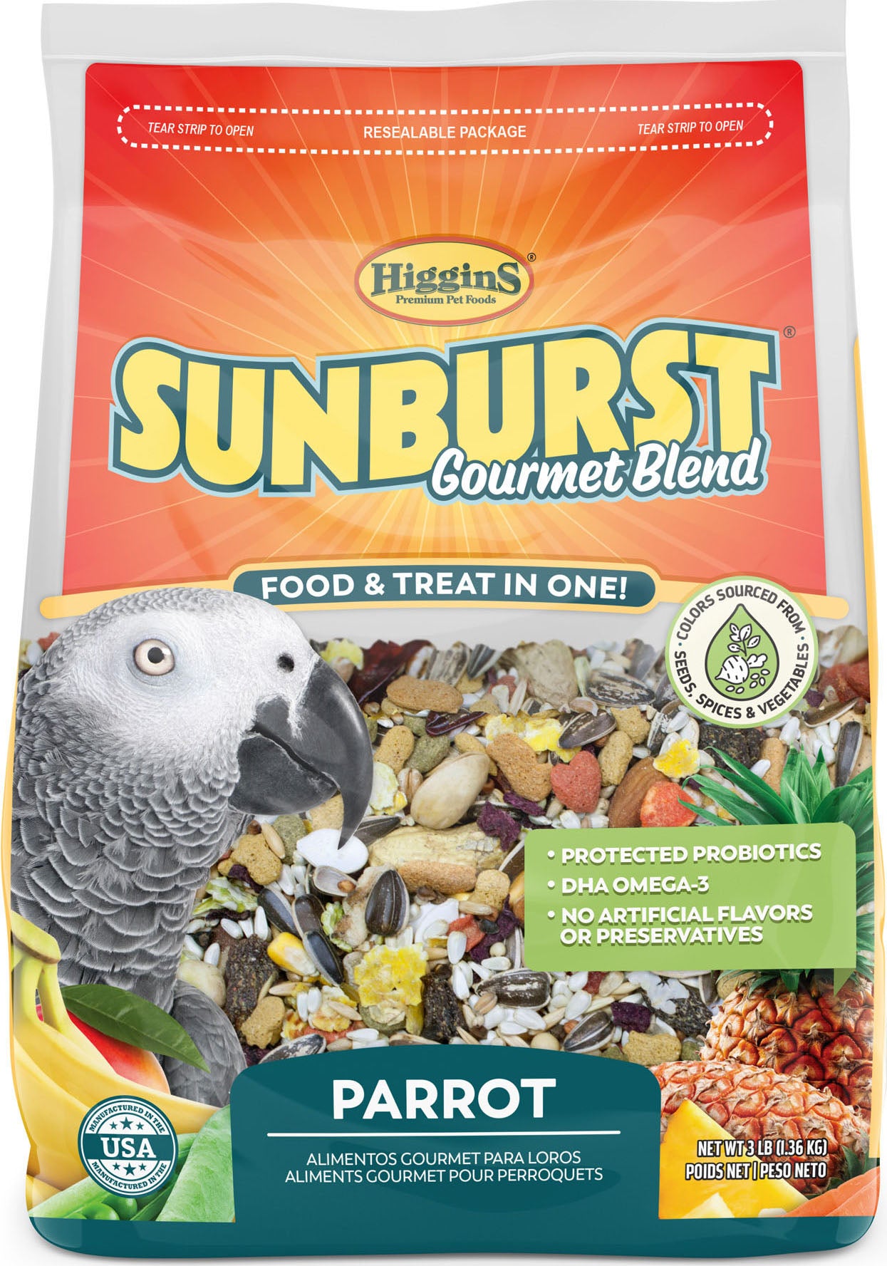 Sunburst Gourmet Blend Parrot