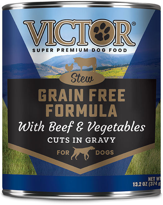 Victor Grain Free Canned Dog Food W/Gravy (Pack Of 12)