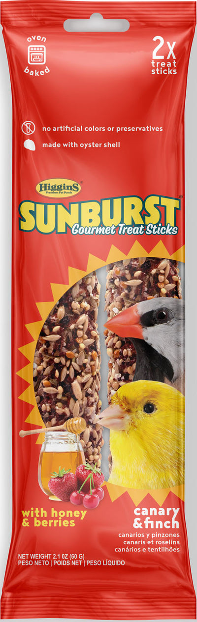 Sunburst Gourmet Avian Treat Sticks Canary/Finch