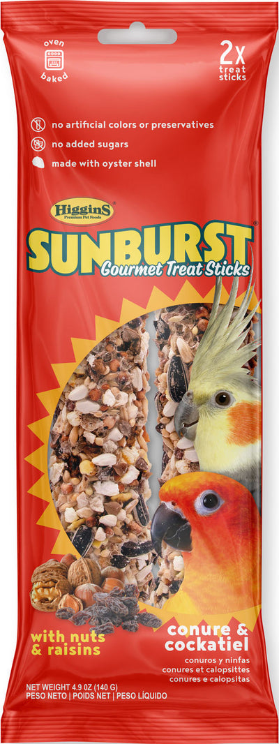 Sunburst Gourmet Avian Treat Sticks Conure/Tiel