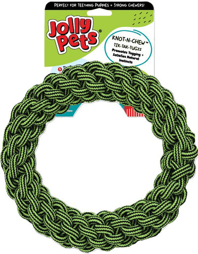 Jolly Pets Knot N Chew Tik Tak Tugzz O
