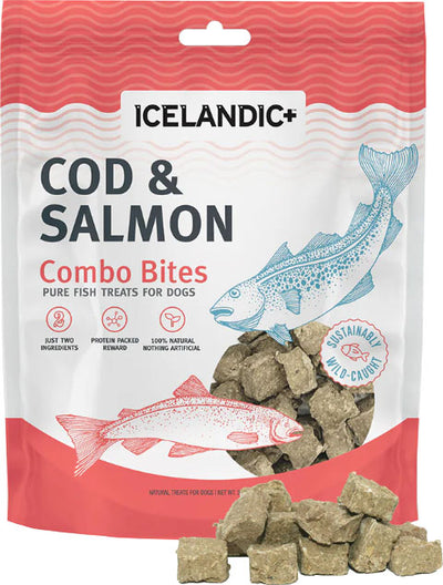 Icelandic+ Combo Bites Pure Fish Treats For Dogs