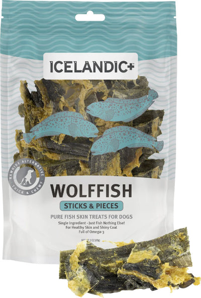 Icelandic+ Wolffish Skin Pieces