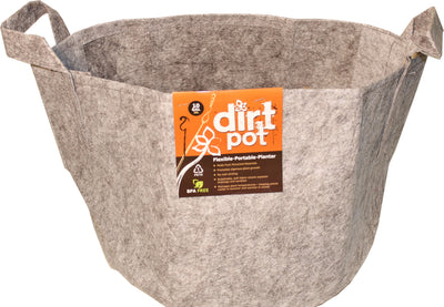 Hydrofarm Dirt Pot Flexible Planter W/Handles