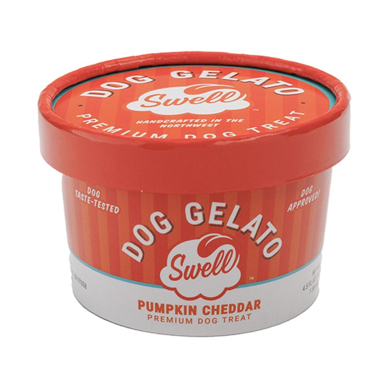 Swell Dog Gelato Pumpkin Cheddar Cup 4 Ounce