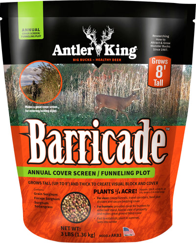 Barricade Annual Cover Screen & Bedding Plot