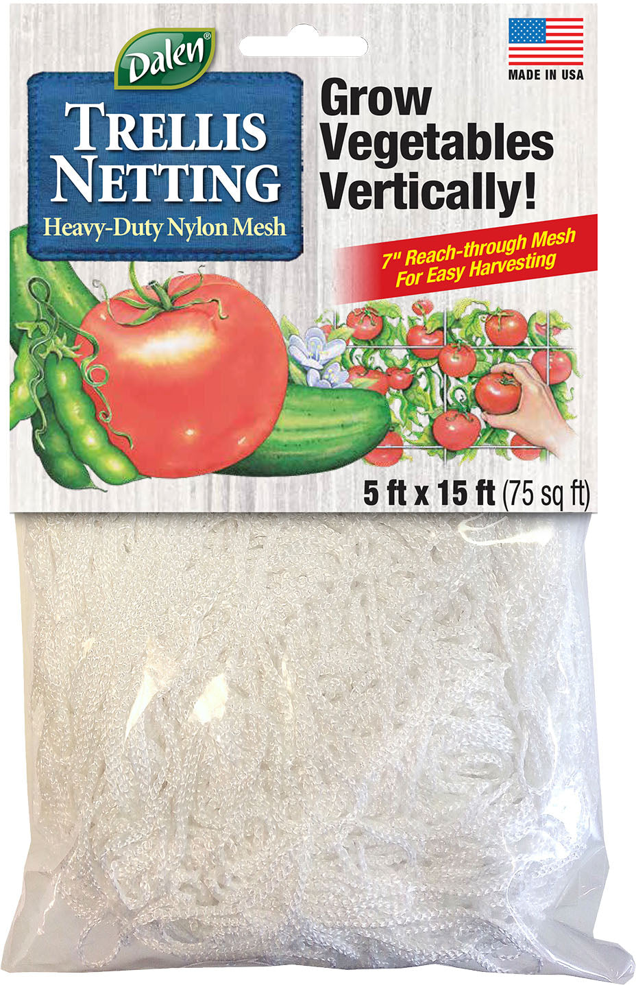 Trellis Netting With 7In Reach-Through Mesh