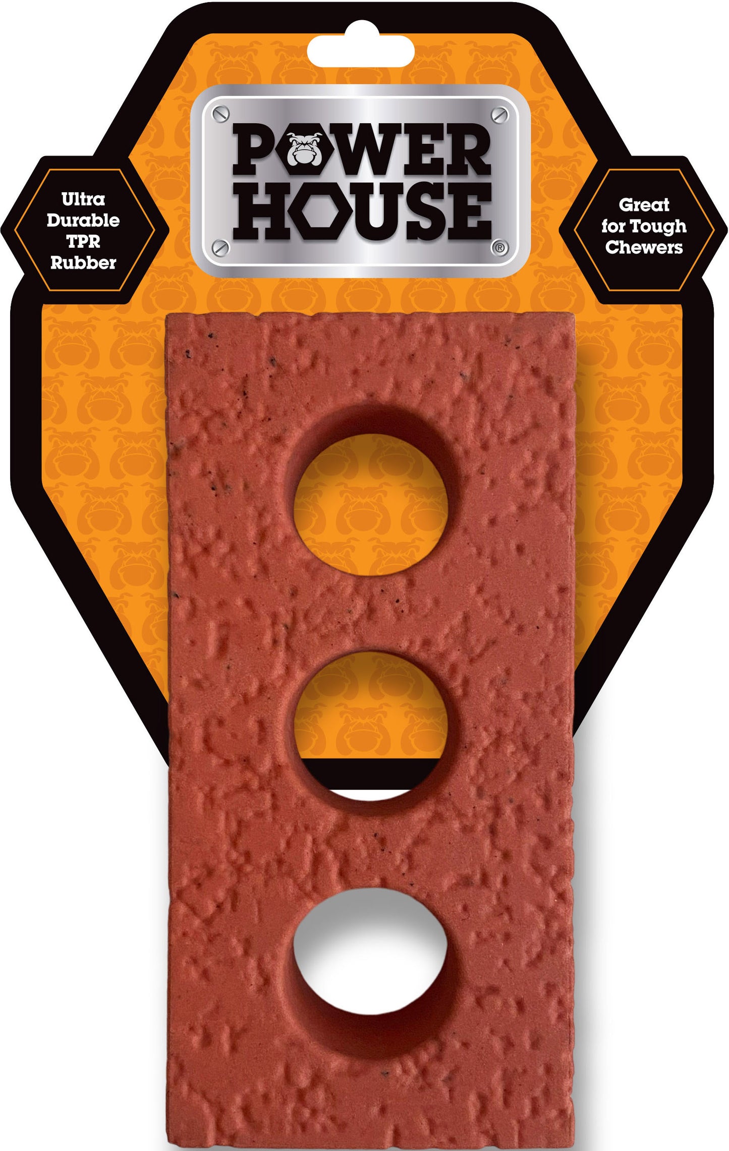 Power House Brick Tpr Dog Toy