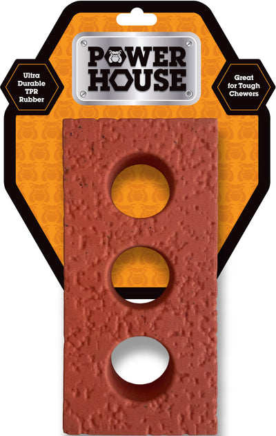 Power House Brick Tpr Dog Toy