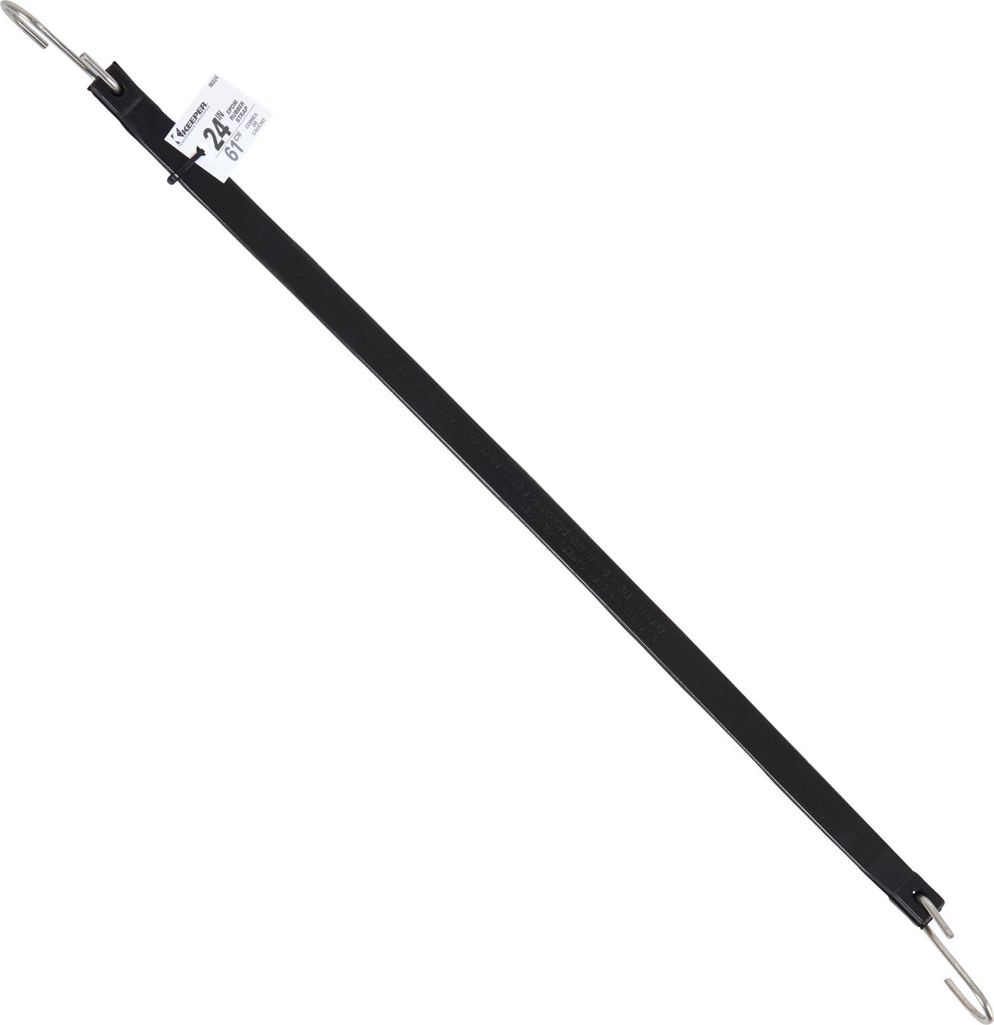 Keeper Epdm Rubber Strap  W/S Hooks