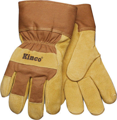Kinco Lined Suede Pigskin Gloves (Pack Of 6)