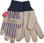 Kinco Lined Suede Knit Wrist Gloves (Pack Of 6)