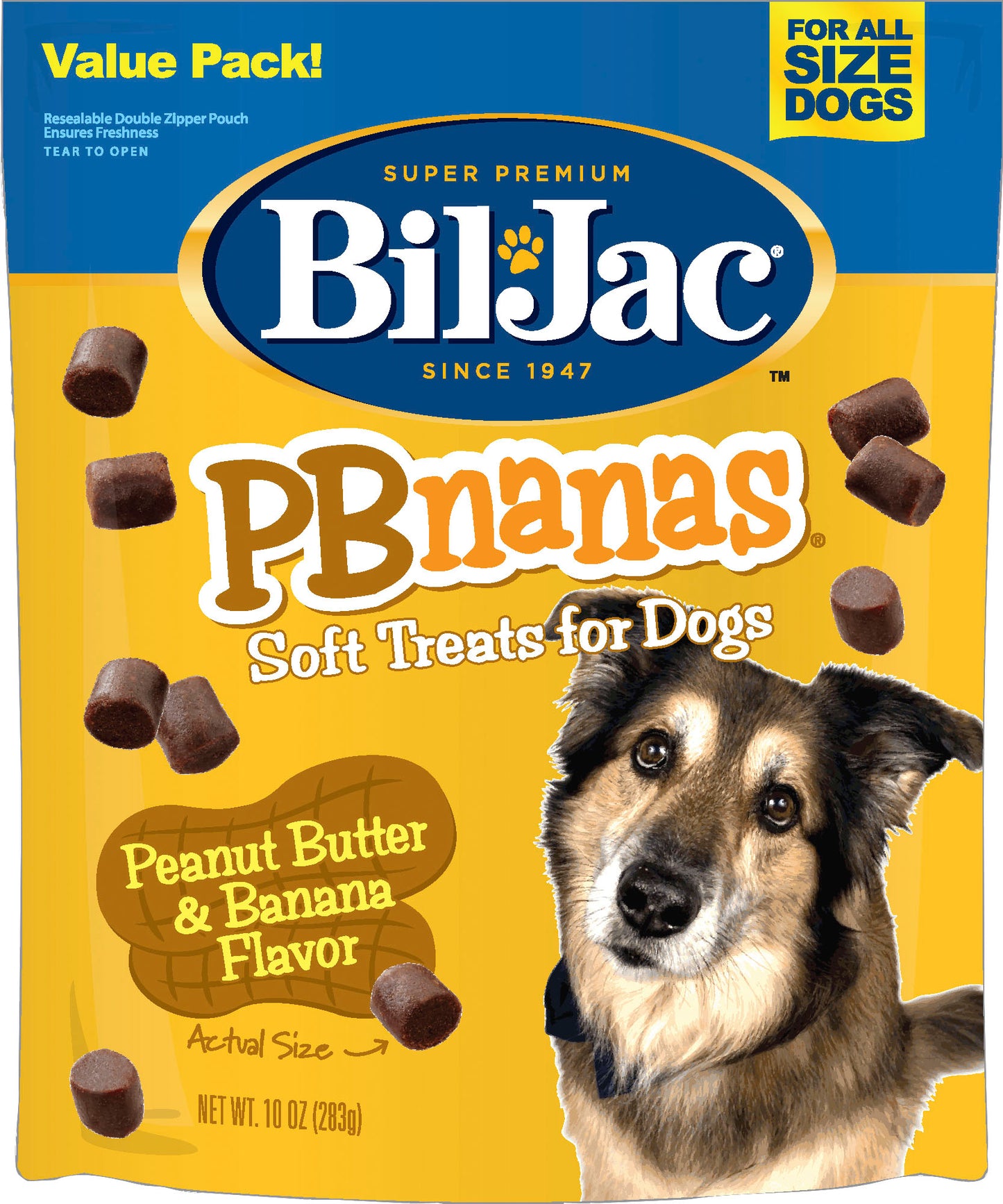 Bil-Jac Pbnanas Soft Dog Treats (Pack Of 8)